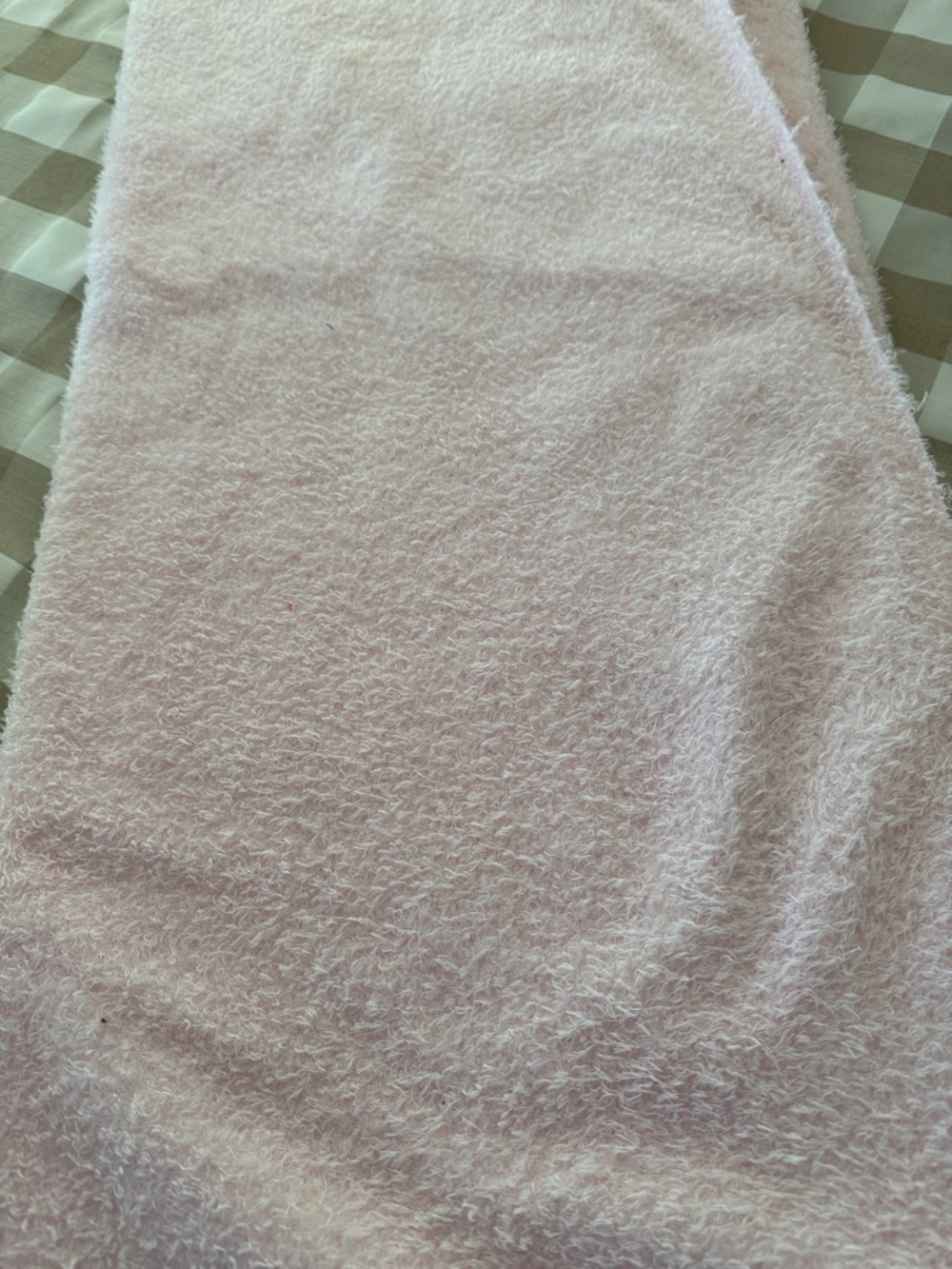 Soft Light Pink Fuzzy Fabric